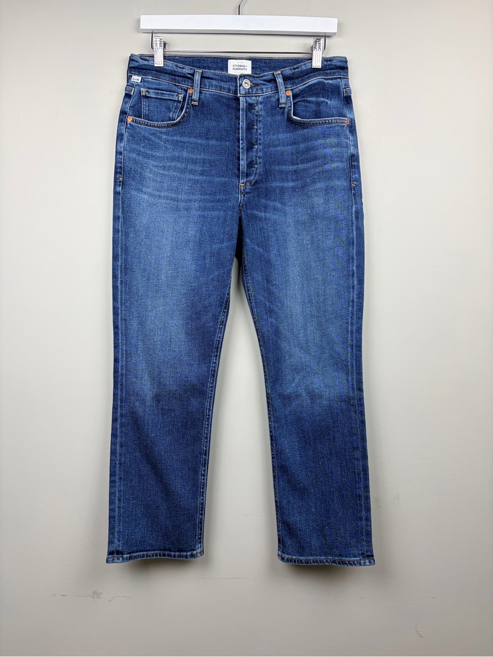 Citizens of Humanity Jolene Ankle Straight Leg Jeans Women’s 28 Medium Wash Butt